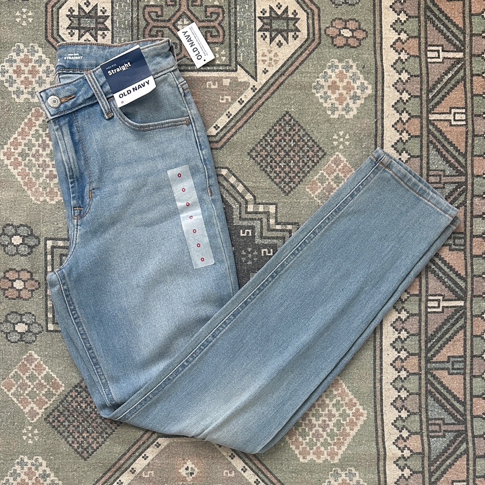 NWT Old Navy high rise straight jeans